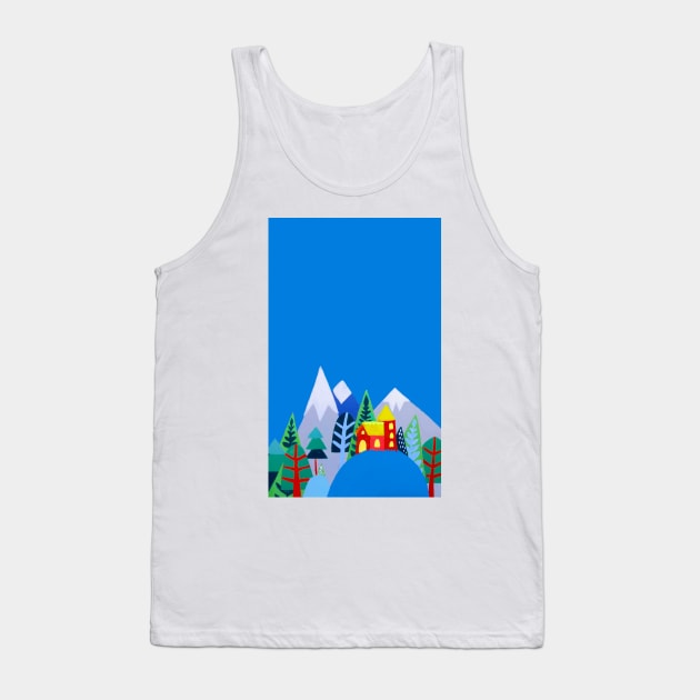 The Alps Tank Top by TatersonAndCo